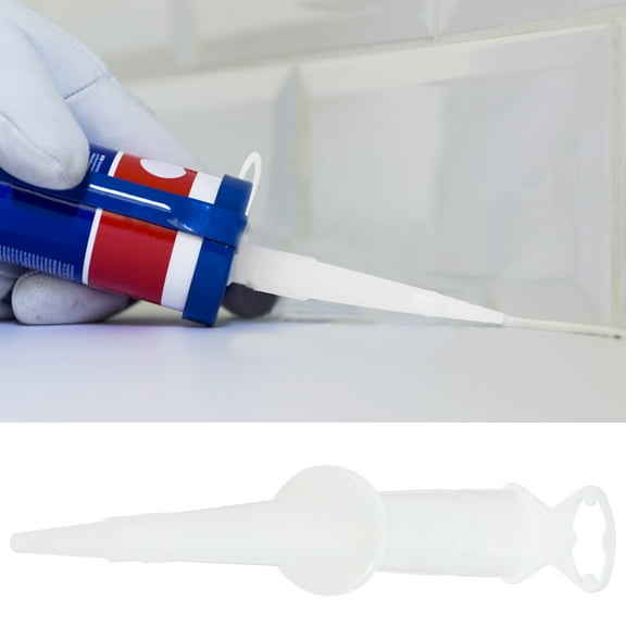 IDEANATEGRATE Caulk Applicator Tips Caulking Nozzle Tips Set Assorted Color Corners and Edges 10.9X5.5X2.1in