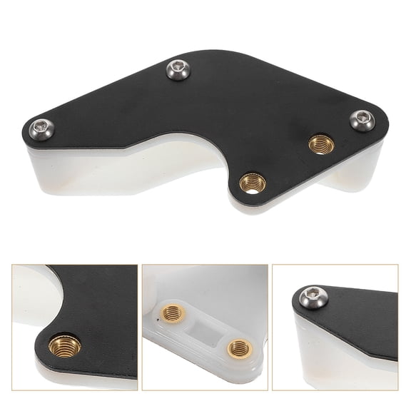 IDEANATEGRATE Chain Guard Protector for Motorcycle 1Pcs Black Nylon Metal 14.50X7.50X4.00CM