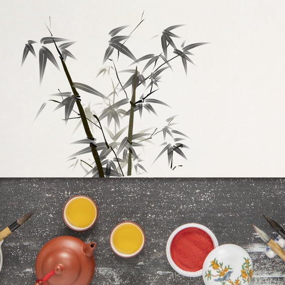 IDEANATEGRATE Chinese Desk Writing Cloth 1Set Xuan Paper for Artists Absorbent Ink Stamping Thickened Design