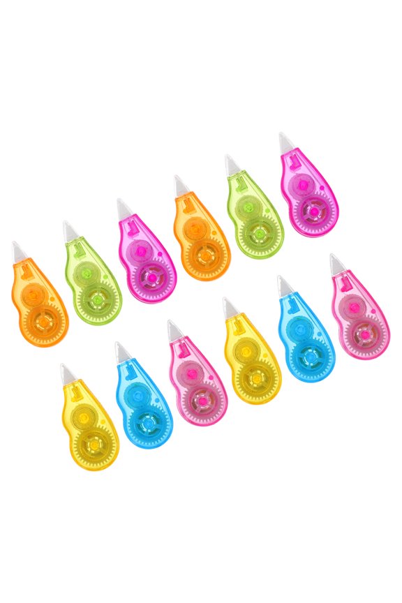 Correction Tape 12Pcs Plastic For Students And Teachers Use