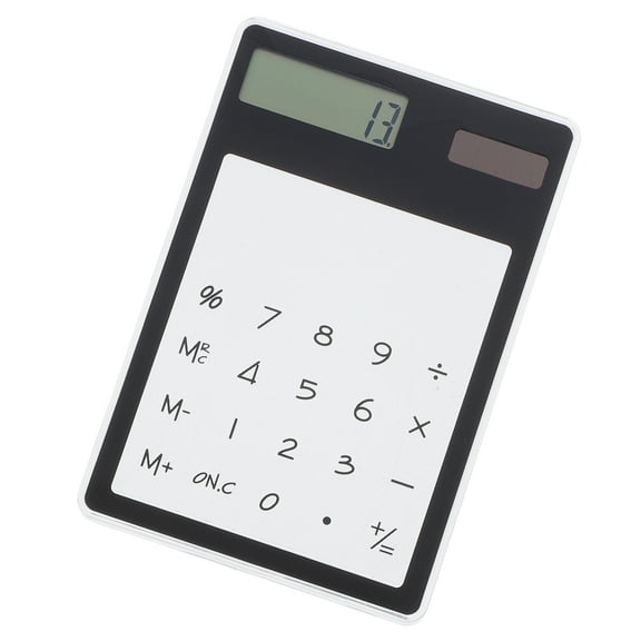 IDEANATEGRATE Desk Calculator Large Display Modern Design 1Pack Solar Powered For Office Work
