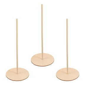 IDEANATEGRATE Donut Bar Holder 3Pcs Wood For Donut Stacker Donuts Party Decorations