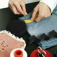 thumbnail image 1 of IDEANATEGRATE Elastic Gripper Band 1 Roll for Clothing Bed Sheets Craft Items Flat Wide Black with High Elasticity, 1 of 8