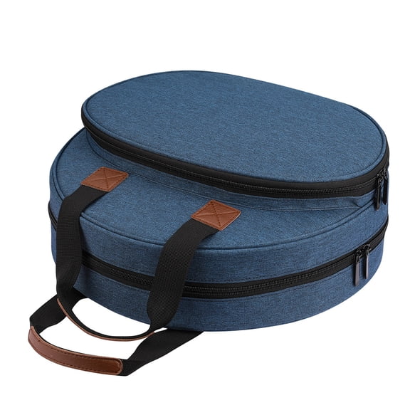 IDEANATEGRATE Embroidery Carrying Bag 1Pcs Blue 32.00X30.00X6.00Cm For Beginners