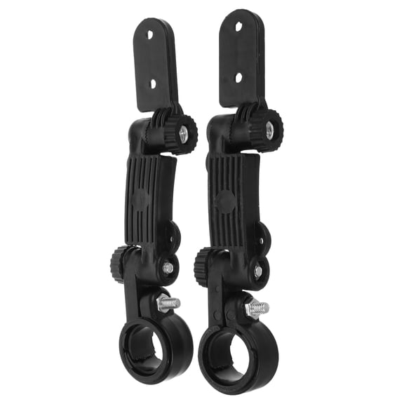 IDEANATEGRATE Fastener Clip 2Pcs Black Plastic for Bicycle Fastener Universal Design Mountain Bike Riding Rainy Weather