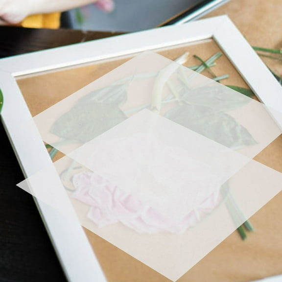 IDEANATEGRATE Flower Pressing Backing Paper 14x14in Embossed for Beginners and Professionals 30Pcs