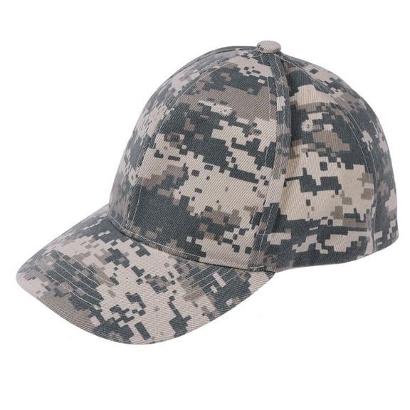 IDEANATEGRATE Hunting Cap Army Camo Hat for Men and Women with Sun and UV Protection in 22.8 Inches Diameter 1Pcs