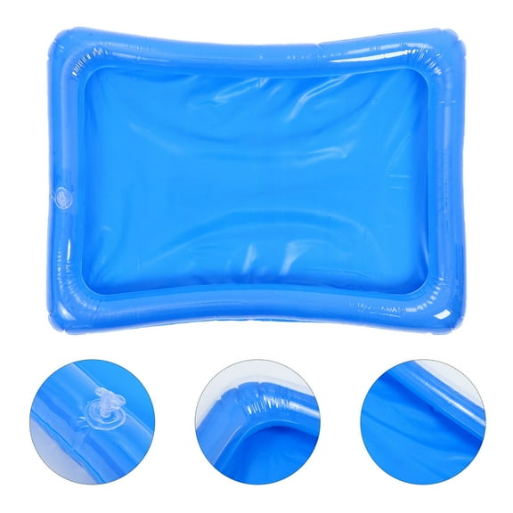 IDEANATEGRATE Inflatable Serving Tray 18.8x16.5 PVC Floating Cooler for Ice Tray for Food Buffet 1Set