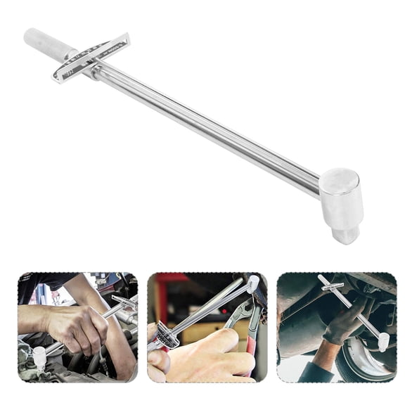 IDEANATEGRATE Mechanics Tool 1Set Metal Adjustable Torque Wrench Multi Color Pointer Style for Car Repairs