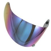 IDEANATEGRATE Motorcycle Hats Visor Shield 1Pcs Curved Anti-fogging Sunlight Shielding for Riding