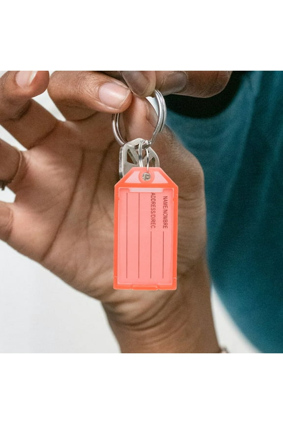 Multipurpose Key Tags 25Pcs Assorted Color for Key Identification Temporary Tags in Office Use