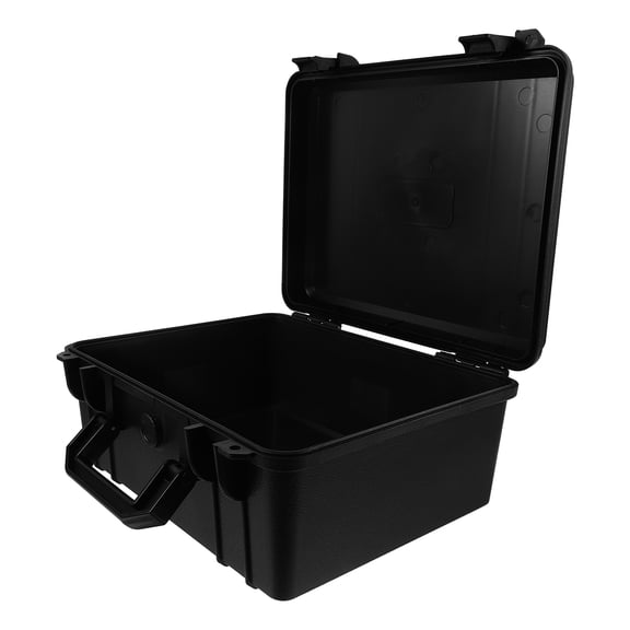 IDEANATEGRATE Plastic Tool Storage Box with Compact, Lightweight Design Portable Carrying Case