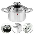 thumbnail image 1 of IDEANATEGRATE Pot Shape Mechanical Timer 1Set for Time Control present .9x2.8in Families Friends Kitchen Use, 1 of 8