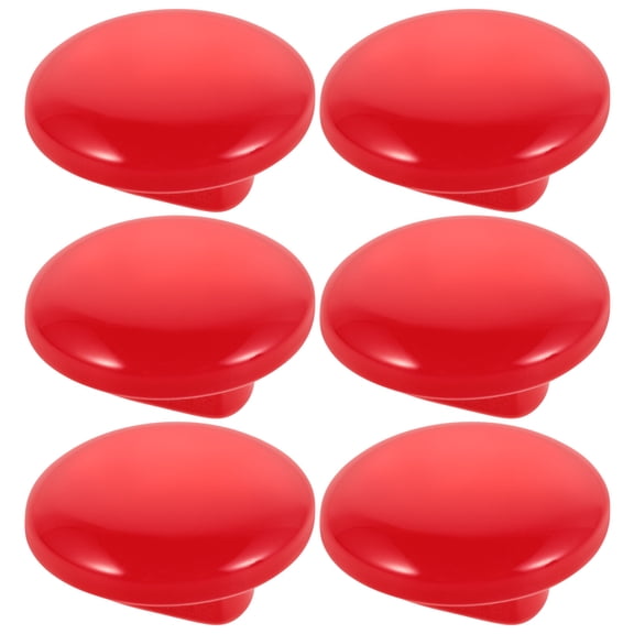 IDEANATEGRATE Round Red Resin Buttons 100Pcs for Sewing and Garment Embellishment