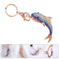 thumbnail image 1 of IDEANATEGRATE Shark Keyring for Women and Men with Rhinestone and Alloy Material 1Pcs, 1 of 8