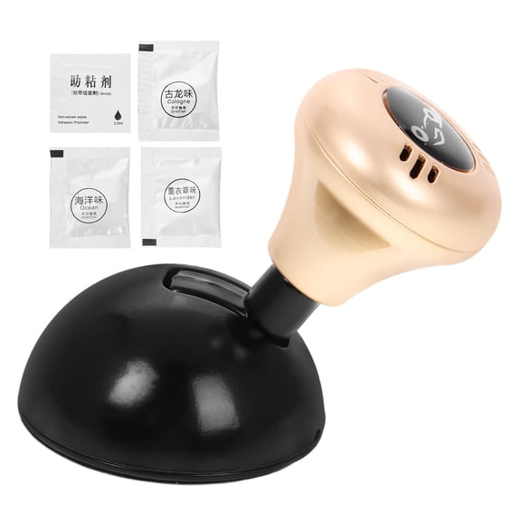 IDEANATEGRATE Start Lever 1Set Metal Golden Car Engine Start Button Joystick Round Ball Protection