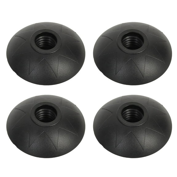 IDEANATEGRATE Trekking Pole Accessories Durable Rubber Replacement Tips for Hiking Poles Walking Sticks 1.2x0.6x0.6in