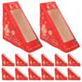 thumbnail image 1 of IDEANATEGRATE Triangle Dessert Box 100pcs Sandwich Packaging Cardboard Paper Containers Cake Triangle Cake Container, 1 of 8