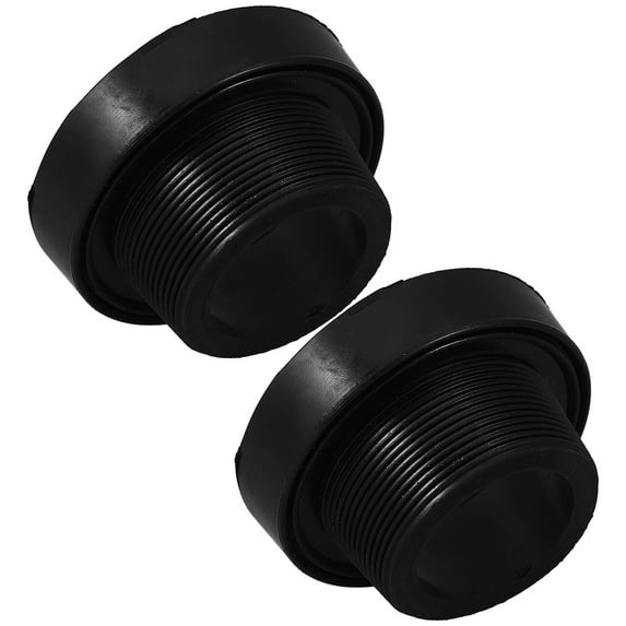 IDEANATEGRATE Urinal Fittings 2Pcs Round Rubber Gasket for Urinal Home Use 3.1x1.9x1.8in