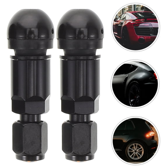 IDEANATEGRATE Valve Wheel for Car Tires Improve Driving Safety 1.97X0.59X0.59in
