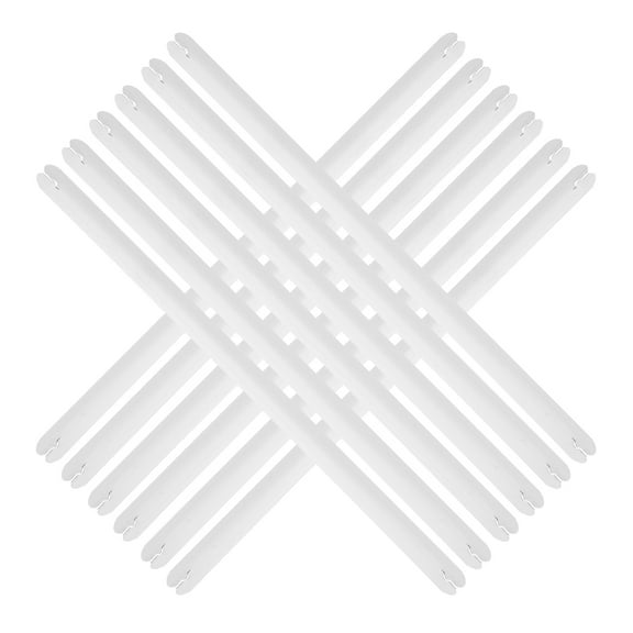 IDEANATEGRATE Versatile Use 100Pack Hanger Strip Non Slip Hanger Grips White Paper for Garments Pants