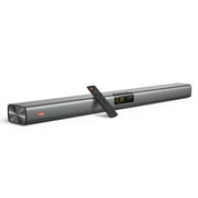 IDEAPLAY Sound Bar for TV, 35 Inch 2.0 Channel Soundbar Speaker System with Wireless Bluetooth 5.0, Home Theater Audio with Optical AUX USB Connection for Apple TV, Smart TVs, PC Computer