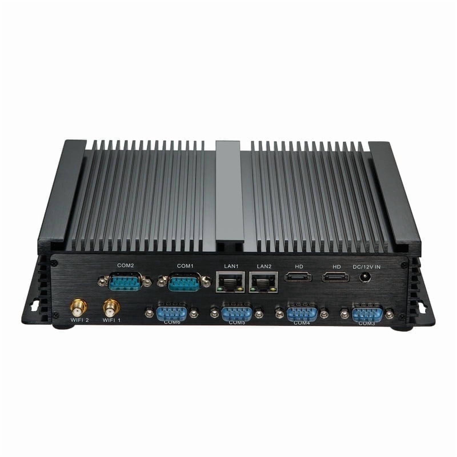 IDEARACE Mini PC, i5 CPU Office Computer, 8GB RAM, 128GB SSD, HD Graphics 4400, 6xCOM RS232, 4xUSB 3.0, 2xNICs, 2xHD, Metal Case,Windows 11 Pro