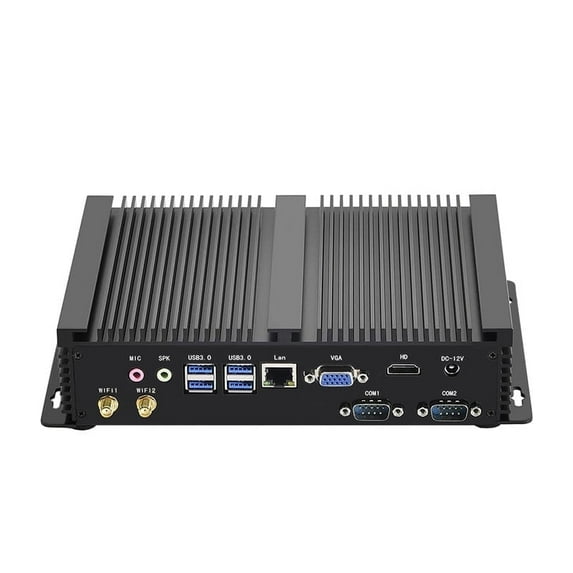 IDEARACE Powerful Industrial Mini PC, i5 8th Gen. 4 Cores CPU, 16GB DDR4 RAM 512GB NVMe SSD, 2xCOM RS232, 4xUSB 3.0, 4K: 4096x2304, HD, VGA, Wi-Fi+BT, Silent Working,Windows 11 Pro