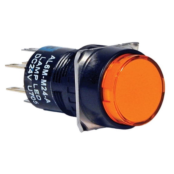 IDEC AL6M-M14P-R Switch, Industrial PUSHBUTTON, 18MM