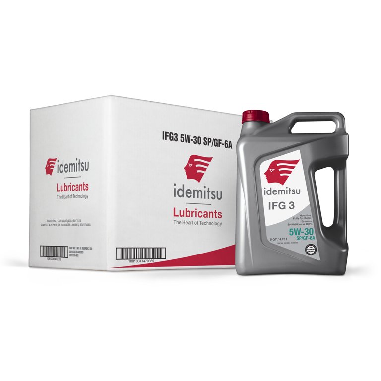 IDEMITSU IFG3 5W-30 SP/GF-6A Motor Oil - 5 qt, Case of 4 (30015204