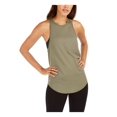 thumbnail image 1 of IDEOLOGY $29 Womens New Green Jewel Neck Sleeveless Casual Top M B+B, 1 of 4