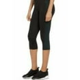 thumbnail image 1 of IDEOLOGY Womens Black Solid Active Wear Leggings  Size M, 1 of 2