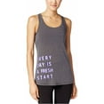 thumbnail image 1 of IDEOLOGY Womens Gray Printed Sleeveless Scoop Neck Tank Active Wear Top Size: L, 1 of 2