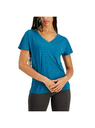 Ideology Women's Cold-Shoulder Vented Top (S, Green Mist) at  Women's  Clothing store