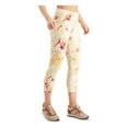 thumbnail image 1 of IDEOLOGY Womens Yellow Stretch Moisture Wicking Pocketed Upf50 Compression Flat Seems Tie Dye Active Wear High Waist Leggings XS, 1 of 1