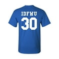 thumbnail image 1 of IDFWU Jersey Adult Back Print T-Shirt Tee, 1 of 2