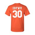 thumbnail image 1 of IDFWU Jersey Adult Back Print T-Shirt Tee, 1 of 2