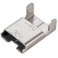 thumbnail image 1 of IDL Packaging 1/2" Closed 304 Stainless Steel Wing Seals - Pack of 50, 1 of 7