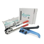 IDL Packaging 1/2 x 400 Polypropylene PP Portable Strapping Kit, 300 lbs Break Strength - Packaging Strapping Tool Kit with Poly Banding