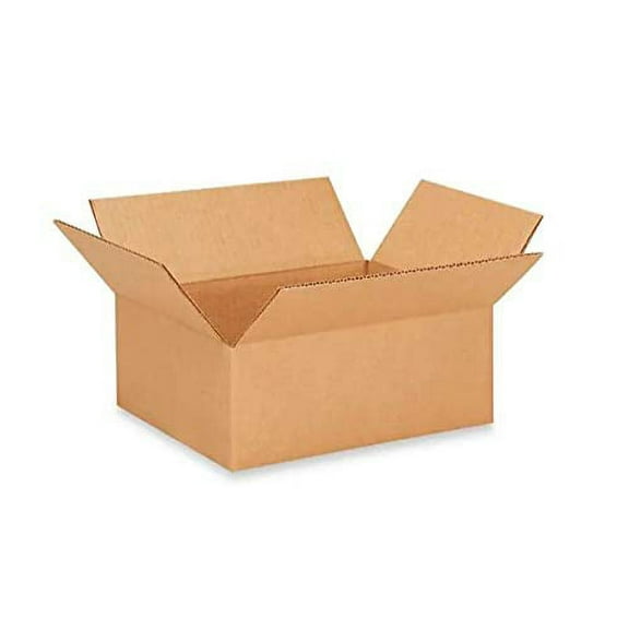 IDL Packaging 11 1/4"L x 8 3/4"W x 4"H Letterhead Cardboard Box (Pack of 25) for Moving, Shipping or Storage, Made in USA, 100% Recyclable, Brown. Packaging Boxes for USPS, UPS, FEDEX Shipping
