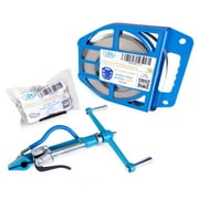 IDL Packaging 3/4 Stainless Steel 304 Banding Kit   Heavy-Duty Banding Tool + 3/4 x 0.03 x 100 Stainless Steel 304 Banding Coil + 100 Stainless Steel Ear-Lokt Buckles