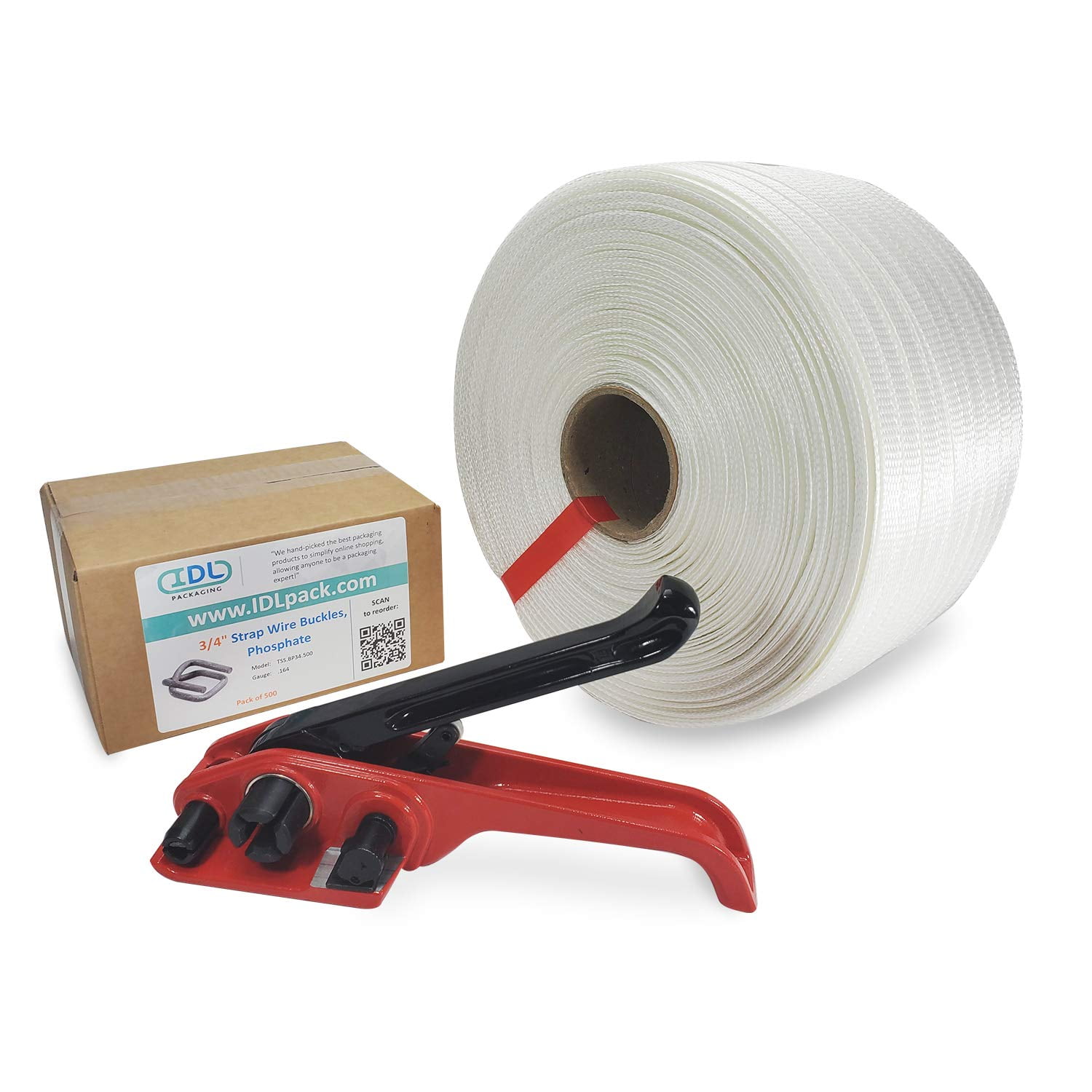Heavy Duty Woven Cord Strapping Roll - 1640 Length, 1830 Lb Break Strength 6 X 3 Core - View #11