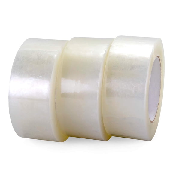 IDL Packaging 3 Rolls of 2" x 110 yards High Strength Clear Sealing Tape for Packing, Shipping or Moving