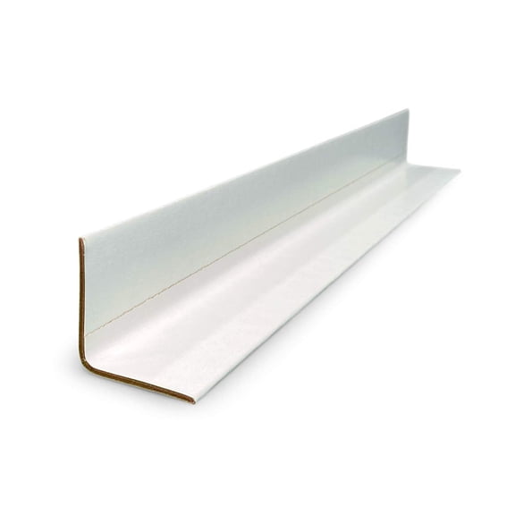 IDL Packaging Cardboard Edge Protector 2" x 2" x 12", Pack of 50 - V-Board Reinforced Cardboard Corners for Shipping