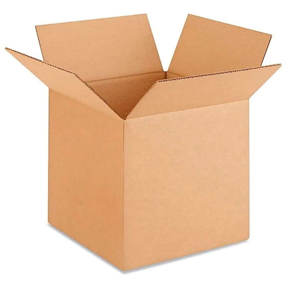IDL Packaging Cube Corrugated Shipping Boxes 8"L x 8”W x 8"H (Pack of 10) - Excellent Choice of Strong Packing Boxes for USPS, UPS, FedEx Shipping