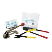 IDL Packaging PRO 3/4 x 200 Steel Strapping Kit, 1700 lbs. Break Strength - Include Consumables for up to 100 Strapping Cycles