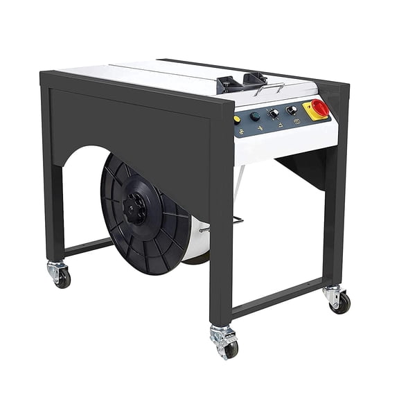 IDL Packaging S-666 Semi-Automatic Table Top Strapping Machine for Polypropylene (PP) Strapping