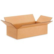 IDL Packaging Small Corrugated Shipping Boxes 16"L x 8”W x 4"H (Pack of 5) - Excellent Choice of Strong Packing Boxes for USPS, UPS, FedEx Shipping