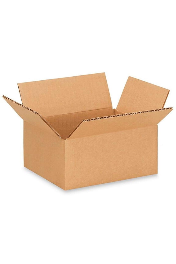 Small Corrugated Shipping Boxes 7"L x 5”W x 3"H (Pack of 10) - Quality Choice of Sturdy Packing Boxes for USPS, UPS, FedEx Shipping