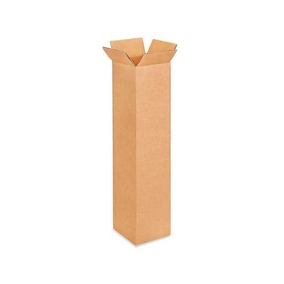 IDL Packaging Tall Corrugated Shipping Boxes 8"L x 8"W x 48"H (Pack of 10)